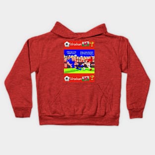 That was a two footed tackle, Wrexham funny soccer sayings. Kids Hoodie